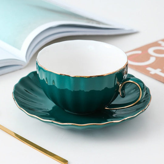 Kaffeetasse mit Untertasse Kreatives Design für Stilvolle Anlässe 10