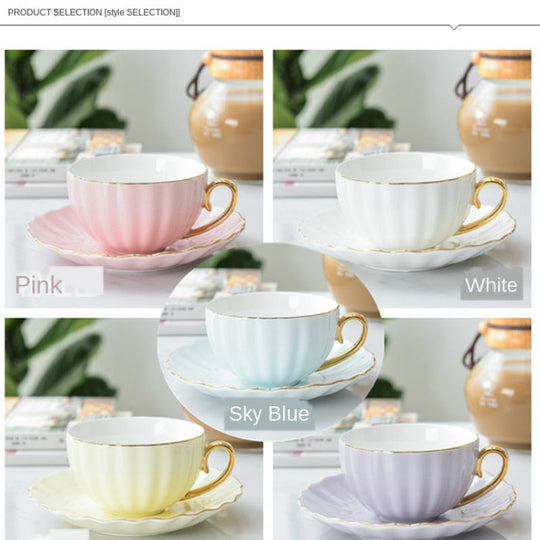 Kaffeetasse mit Untertasse Kreatives Design für Stilvolle Anlässe 5