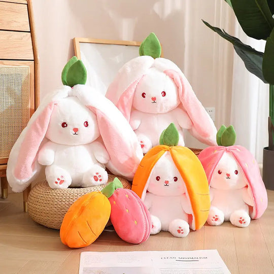 Kaninchen Plüschtier Kuschelhase für Kinder und Erwachsene 6