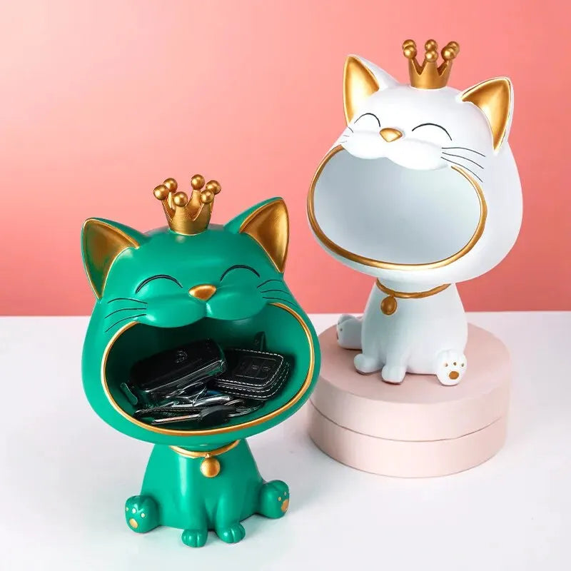 Katzen Aufbewahrungsfigur für Zuhause 4