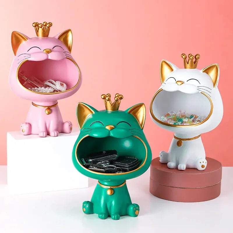 Katzen Aufbewahrungsfigur für Zuhause 5