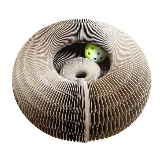 Katzenkratzbrett Rund mit Spielball 6