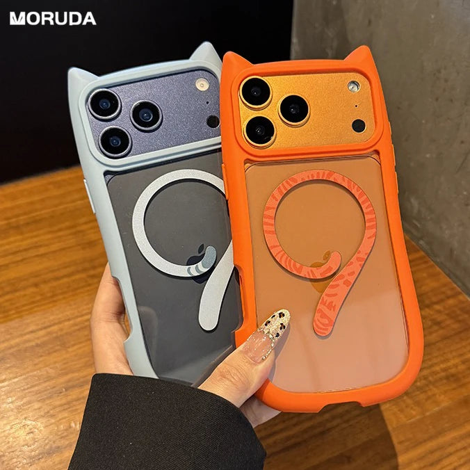 Katzenohr Clear Case für iPhone 17 16 15 Pro Max 14 Plus Air 12 13 11 0