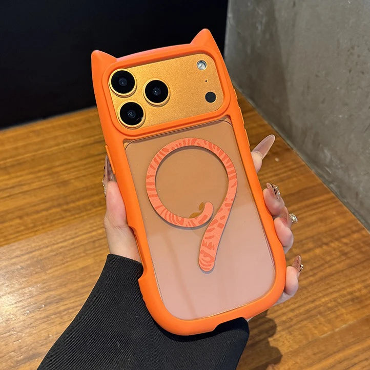 Katzenohr Clear Case für iPhone 17 16 15 Pro Max 14 Plus Air 12 13 11 2