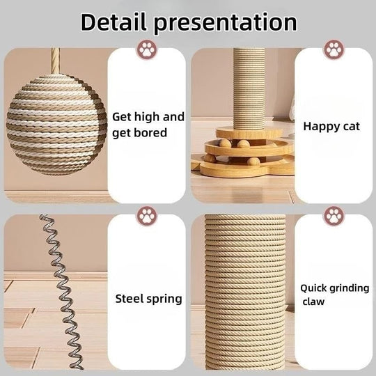 Katzenspielzeug Drehplatte Mit Bällen - Spielzeug Für Katzen, Fördert Aktivität Und Neugier 4
