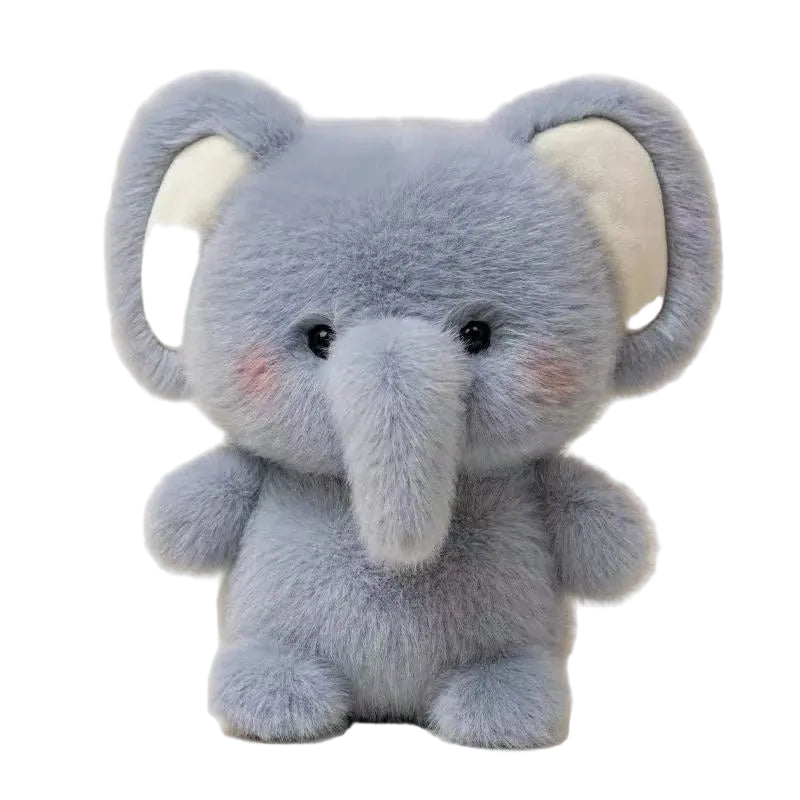 Kawaii Plüschtiere für Kinder mit Elefant, Hund und Katze 6