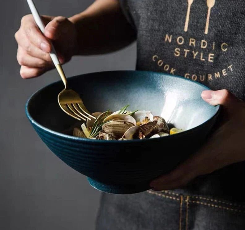 Keramikschüssel Handbemalt Für Pasta Und Joghurt – Stilvolle Schüssel Für Jeden Anlass 0
