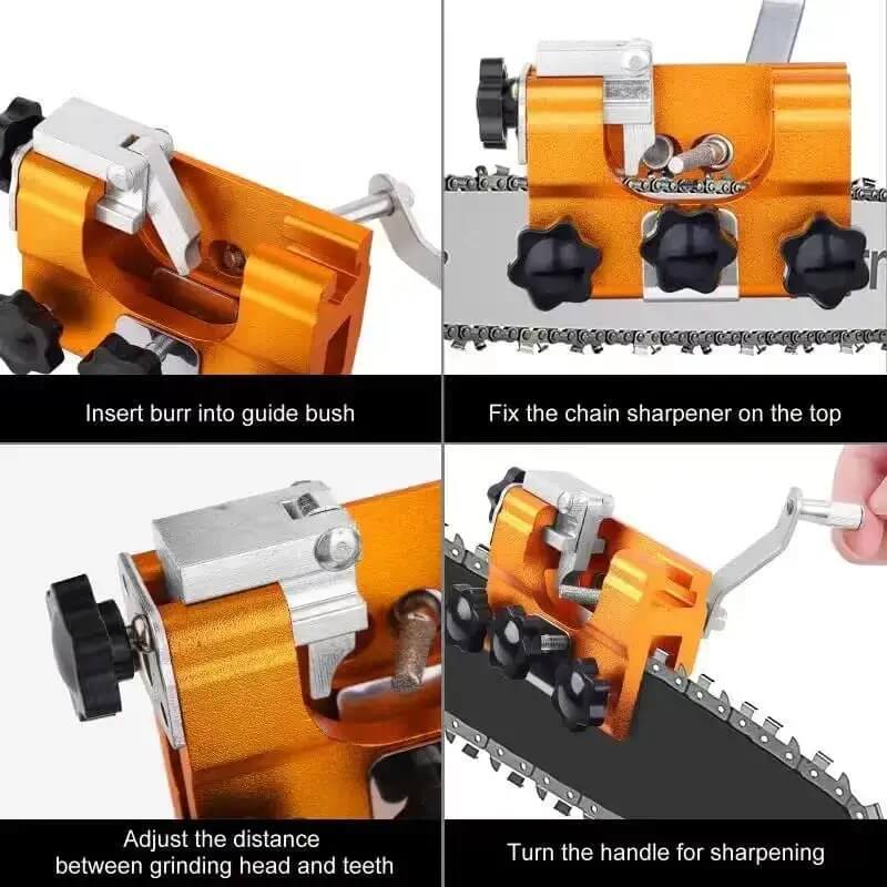 Kettensägenschleifer Set für verschiedene Modelle 3