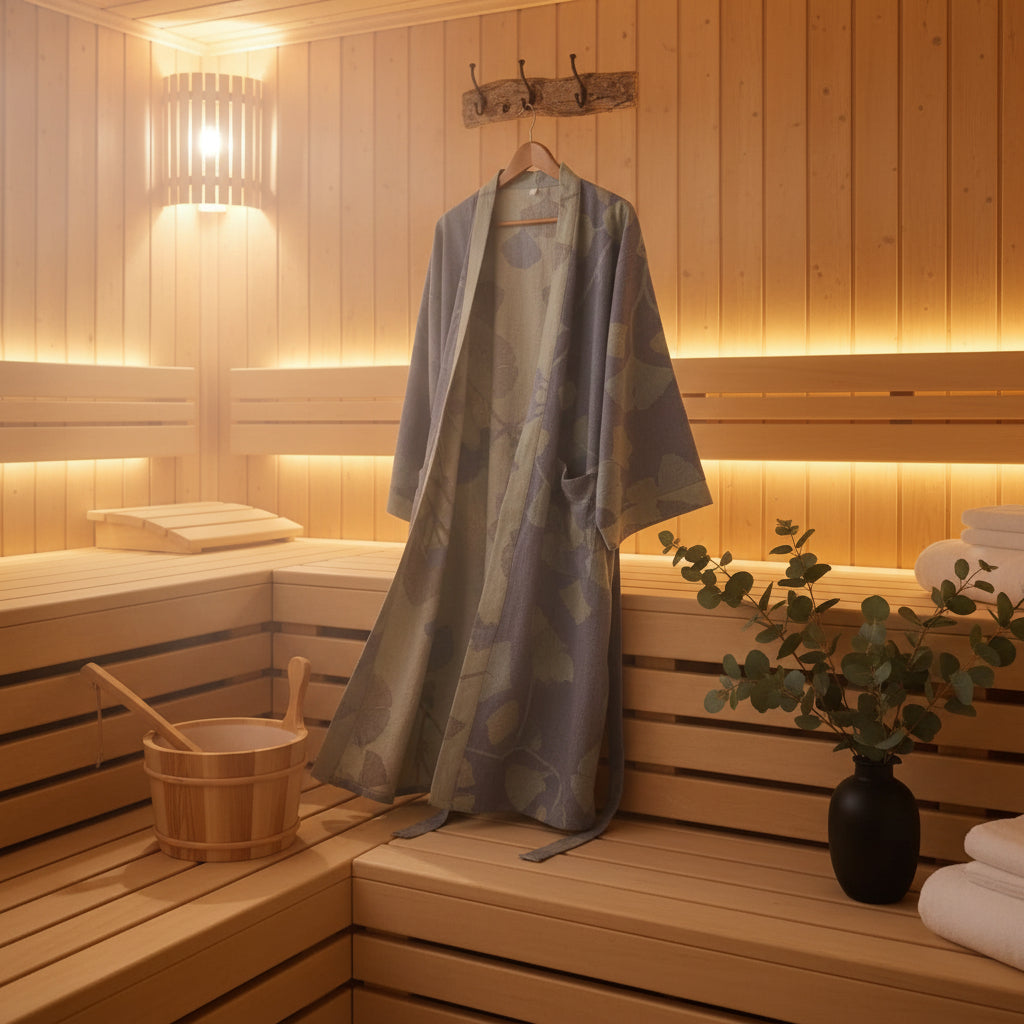 Kimono-Bademantel für Damen im entspannten Stil 3
