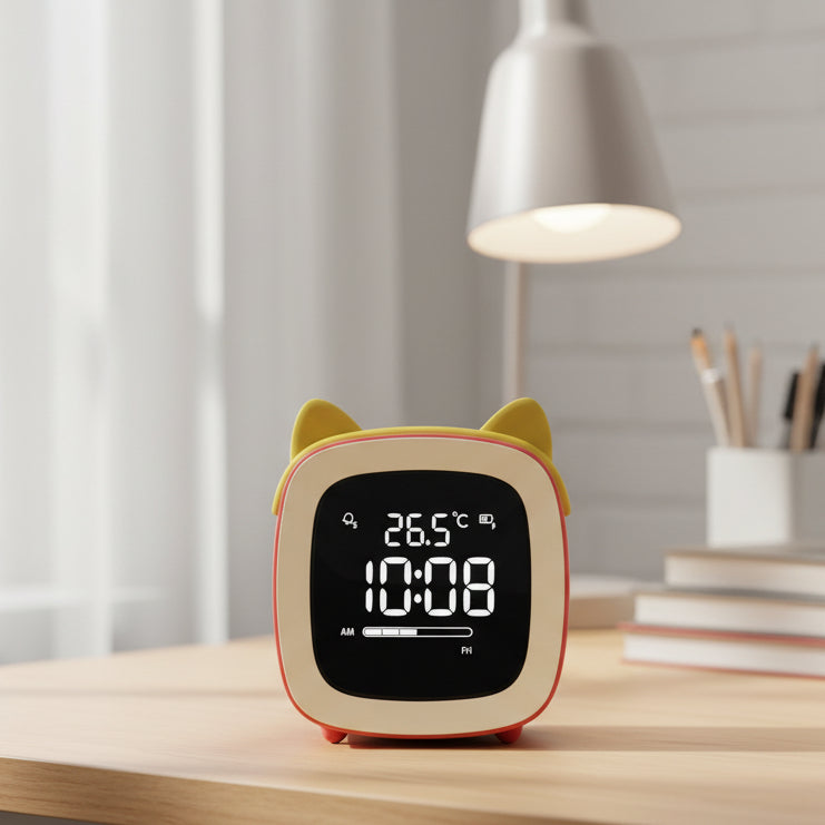 Kinder Alarm Clock mit sanftem Nachtlicht 0