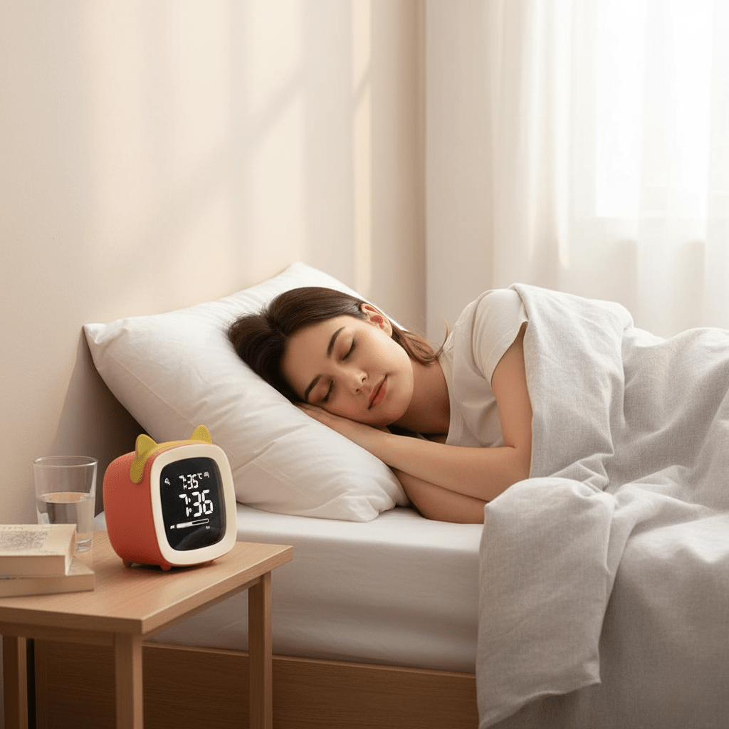 Kinder Alarm Clock mit sanftem Nachtlicht 1