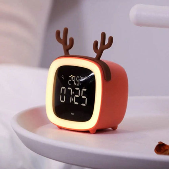 Kinder Alarm Clock mit sanftem Nachtlicht 4
