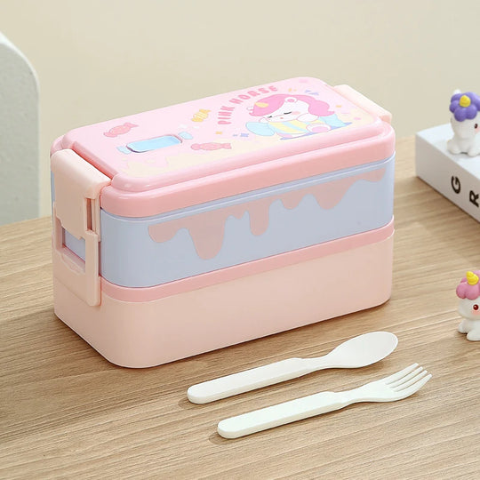 Kinder Bento-Lunchbox mit Dinosaurier-Motiv Mehrteilig 7