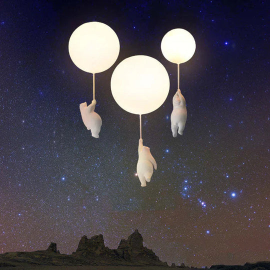 Kinder Deckenlampe Bär und Ballon LED Deckenleuchte für fröhliche Atmosphäre 3