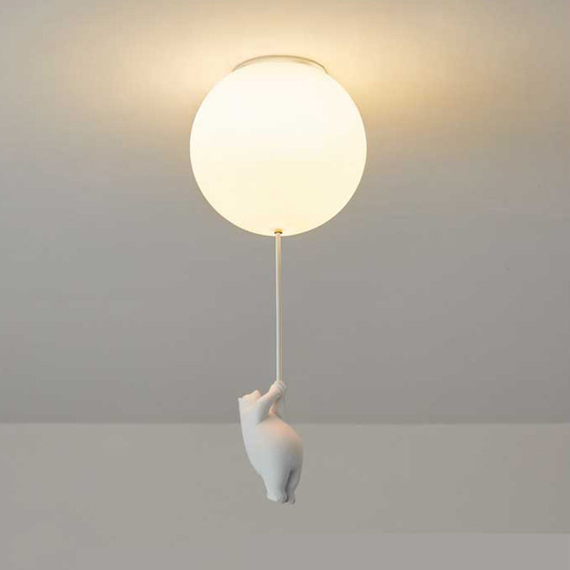 Kinder Deckenleuchte Bär und Ballon LED Pendelleuchte für Spielzimmer 10