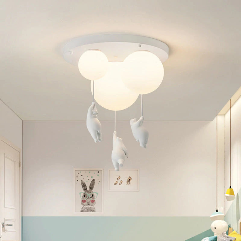 Kinder Deckenleuchte Bär und Ballon LED Pendelleuchte für Spielzimmer 11