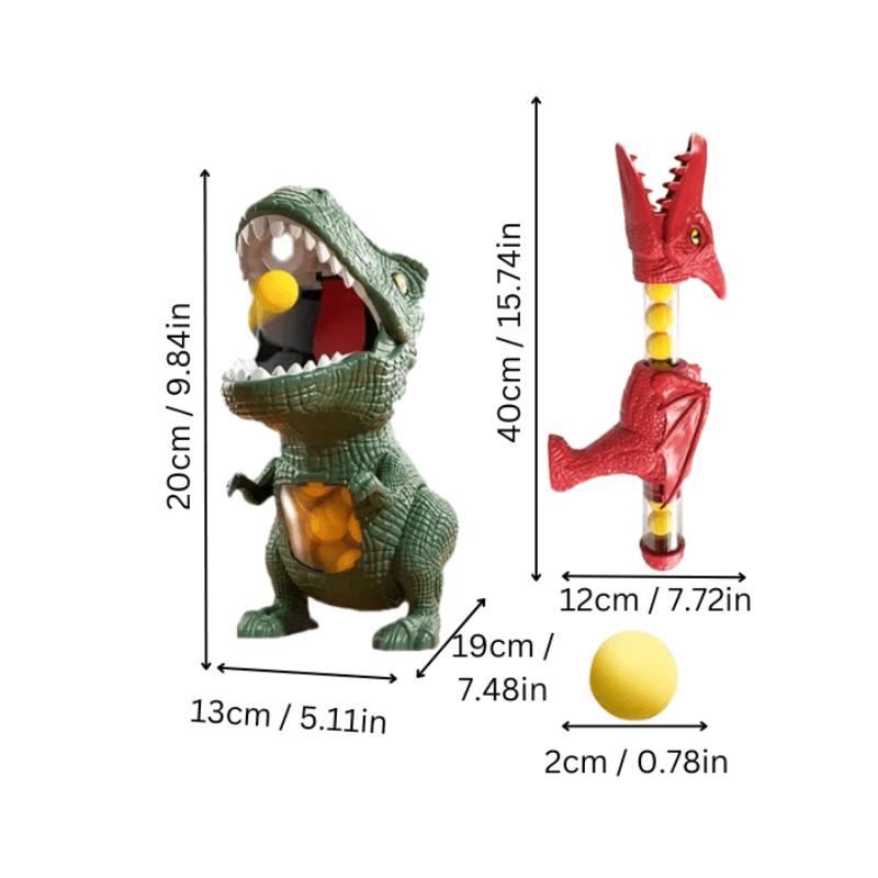 Kinder Dinosaurier Schießspiel mit Zielscheibe 3