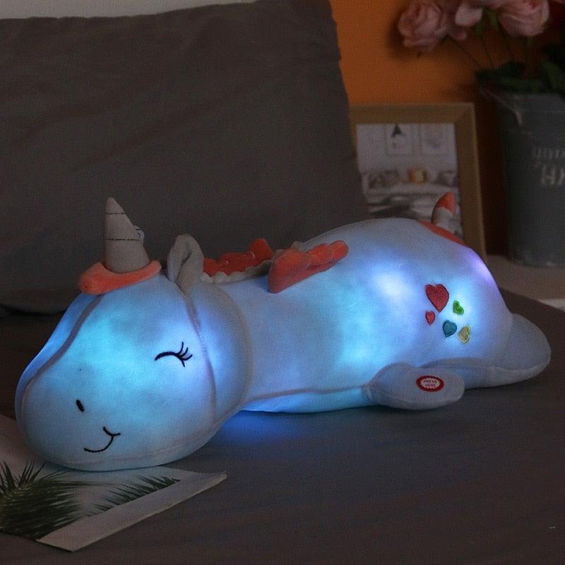 Kinder Einhorn Leuchtendes Plüschspielzeug 5