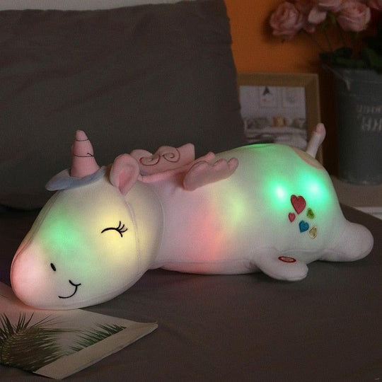 Kinder Einhorn Leuchtendes Plüschspielzeug 6