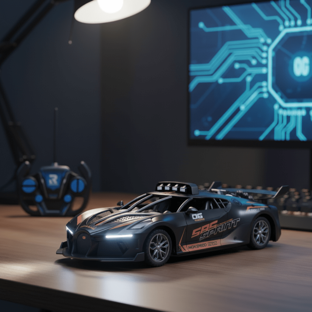 Kinder Ferngesteuertes Drift Auto 1:18 Robustes Design für Hohe Geschwindigkeiten 2