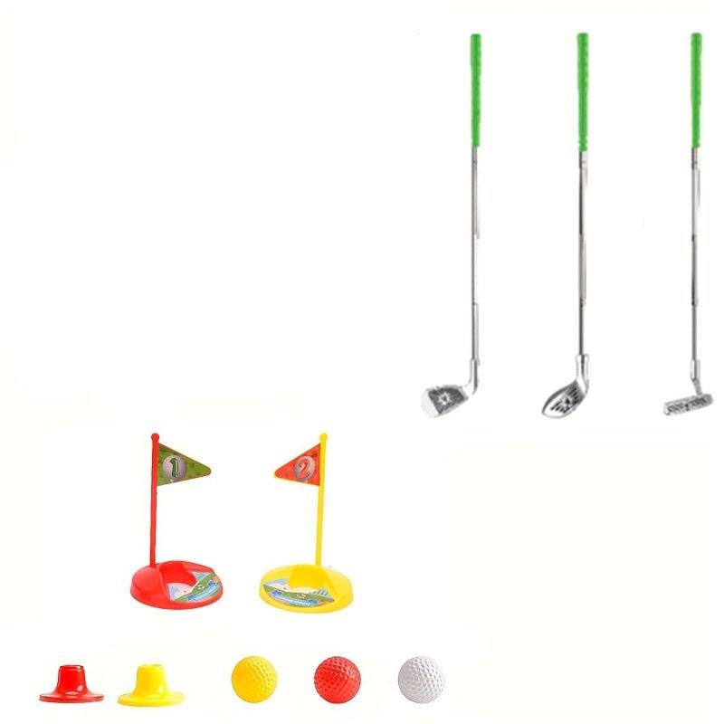 Kinder Golfset mit verstellbaren Schlägern und Zubehör 7