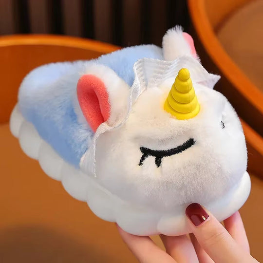 Kinder Hausschuhe Einhorn Design 3