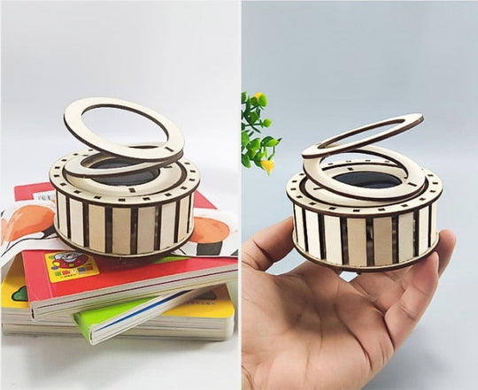 Kinder Holzmodell Solarenergie Fantasie Design 1