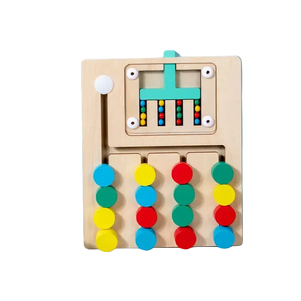 Kinder Holzpuzzle Interaktives Lernspielzeug Fördert Kreativität und Feinmotorik 0