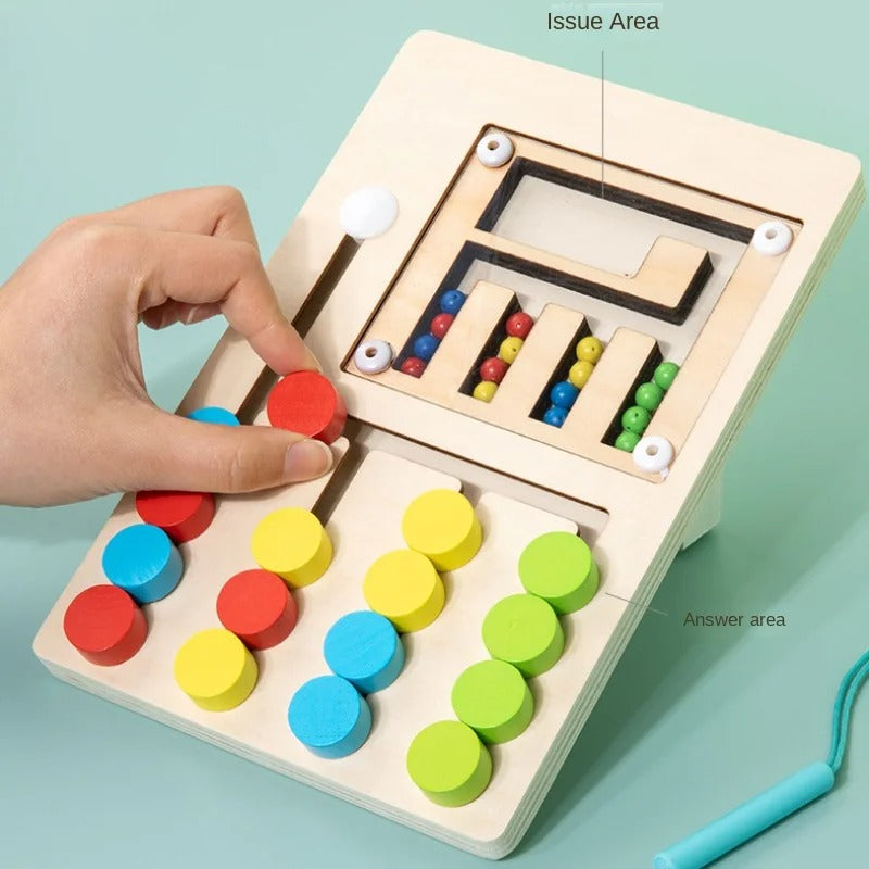 Kinder Holzpuzzle Interaktives Lernspielzeug Fördert Kreativität und Feinmotorik 3