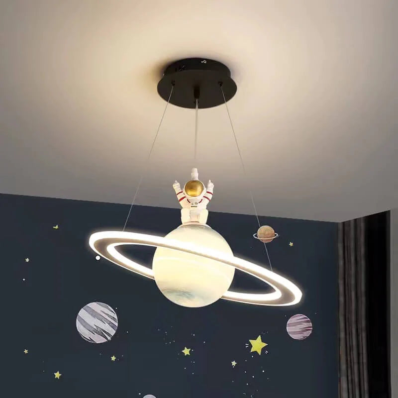 Kinder LED-Hängeleuchte mit Planetenmotiv 6