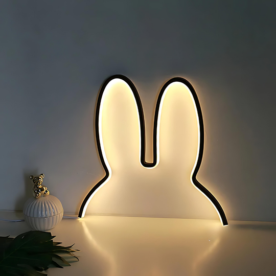 Kinder LED Nachtlicht Hase für beruhigende Nächte 1