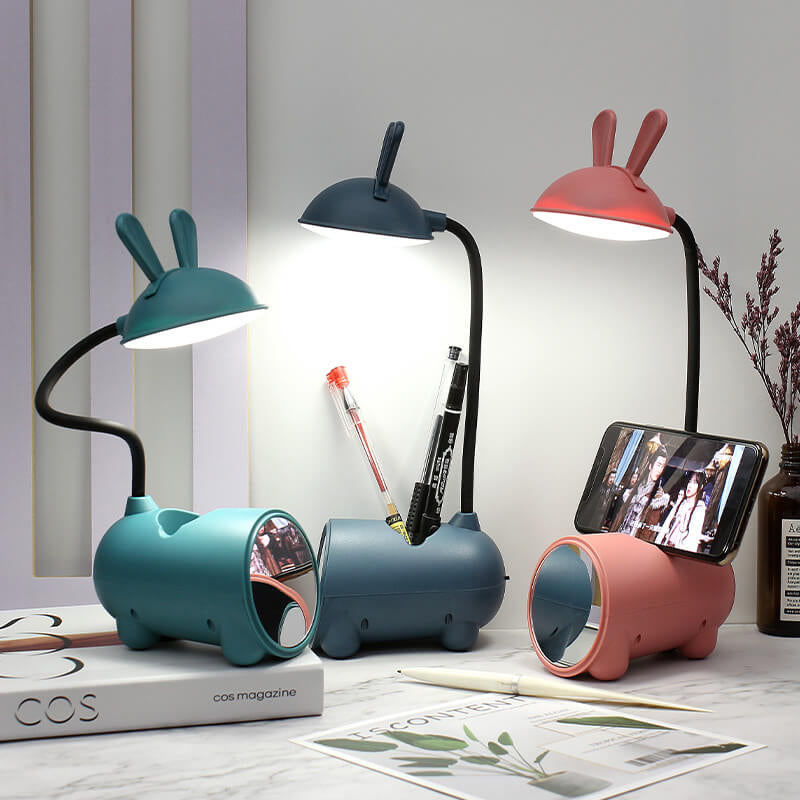 Kinder LED Touch-Lampe mit Stifthalter und USB-Ladefunktion 0