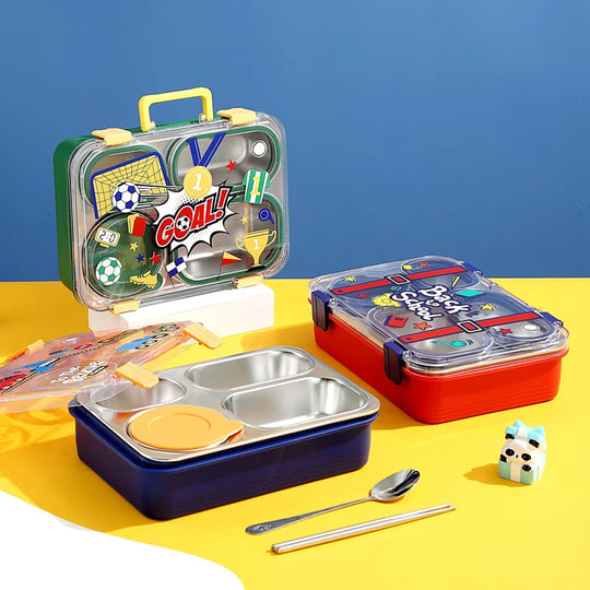 Kinder Lunchbox-Set mit spielerischen Motiven 7