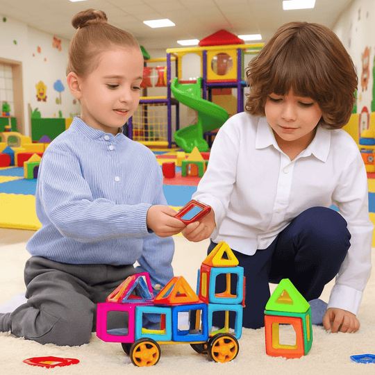 Kinder Magnet Bausteine Kreatives Set für Unendlichen Spielspaß 1