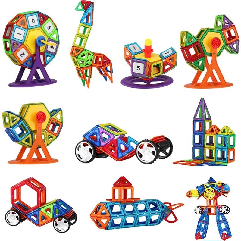 Kinder Magnet Bausteine Kreatives Set für Unendlichen Spielspaß 6