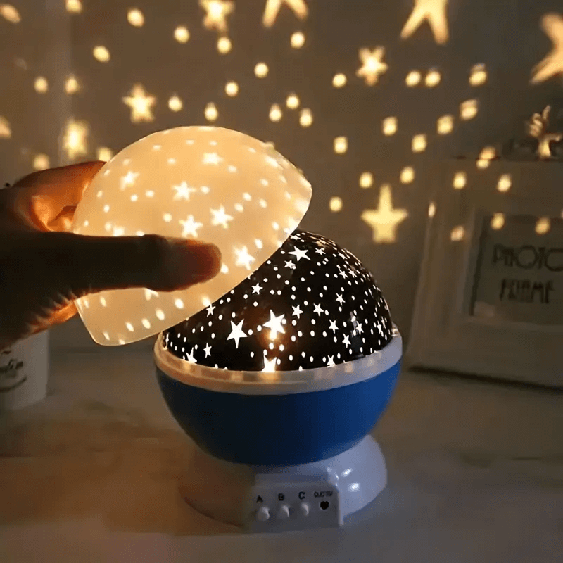 Kinder Nachtlampe Sternenprojektor Farbenfroh 0