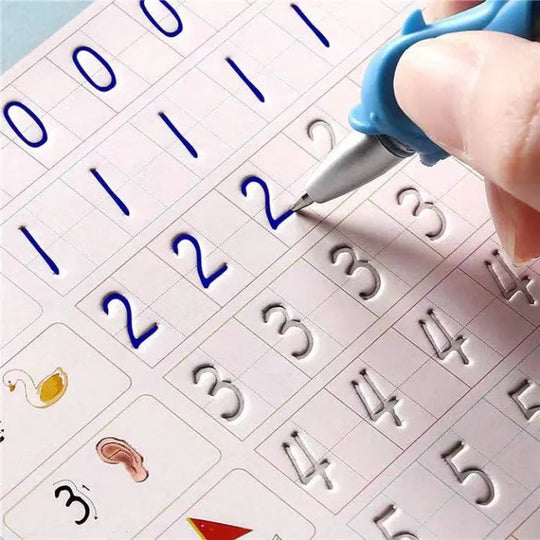 Kinder Nachverfolgungsbuch-Set Mit Alphabet, Zahlen, Mathematik Und Zeichnen 2