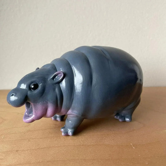 Kinder Nilpferd Spielfigur Realistisch 1