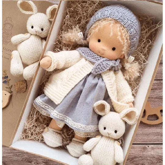 Kinder Plüschpuppe Handgemacht Kawaii Design 0