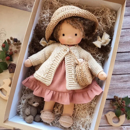 Kinder Plüschpuppe Handgemacht Kawaii Design 1