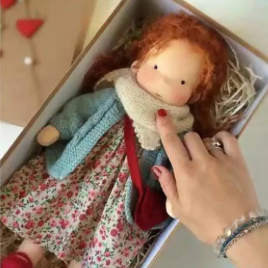 Kinder Plüschpuppe Handgemacht Kawaii Design 16