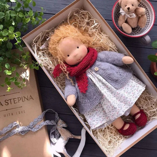 Kinder Plüschpuppe Handgemacht Kawaii Design 22