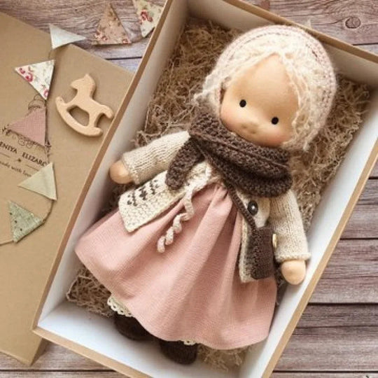 Kinder Plüschpuppe Handgemacht Kawaii Design 24