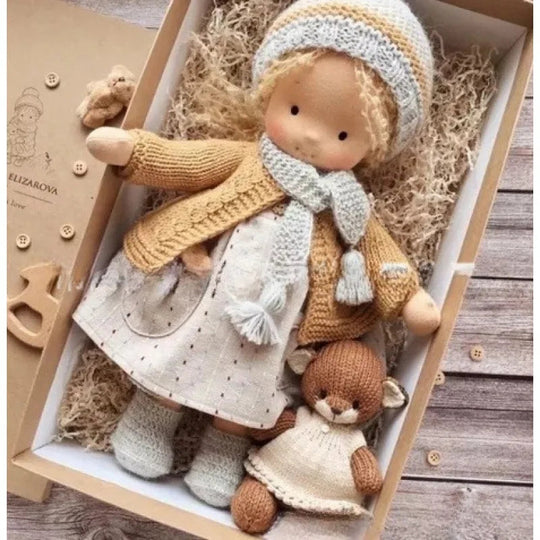 Kinder Plüschpuppe Handgemacht Kawaii Design 29