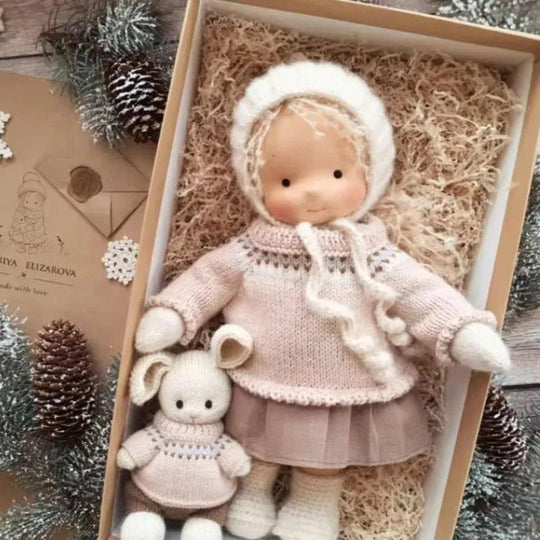 Kinder Plüschpuppe Handgemacht Kawaii Design 34