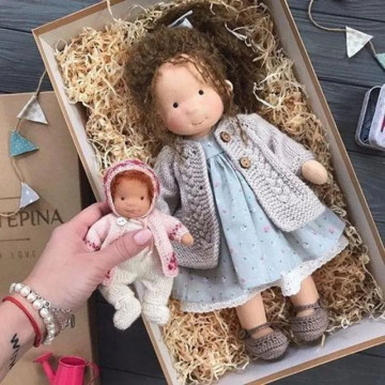 Kinder Plüschpuppe Handgemacht Kawaii Design 35