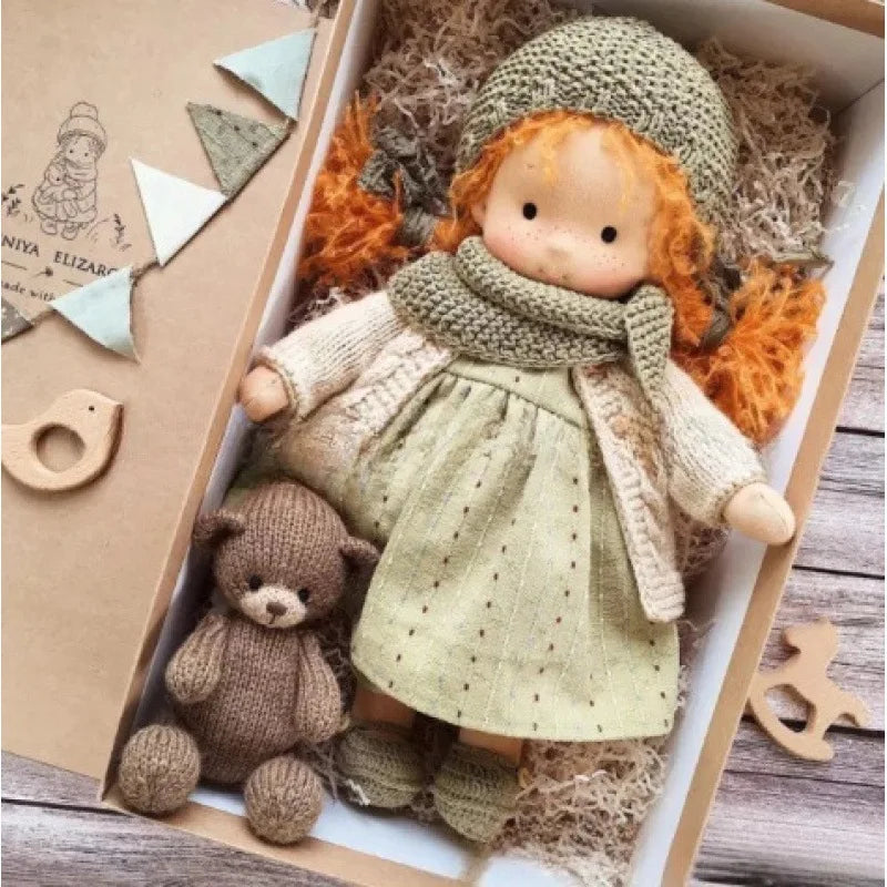 Kinder Plüschpuppe Handgemacht Kawaii Design 39