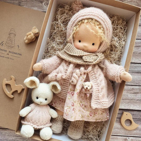 Kinder Plüschpuppe Handgemacht Kawaii Design 5