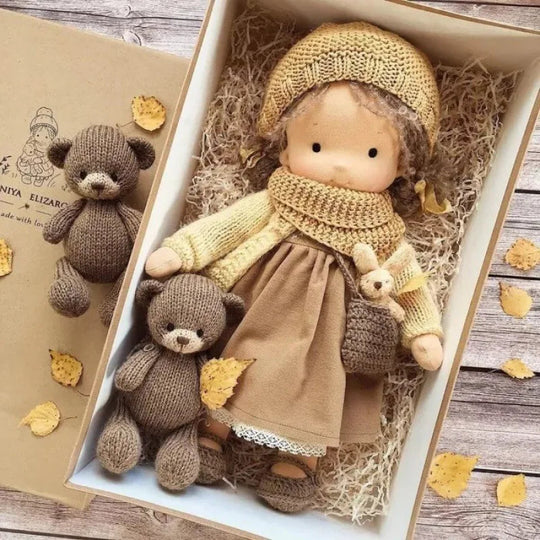 Kinder Plüschpuppe Handgemacht Kawaii Design 9