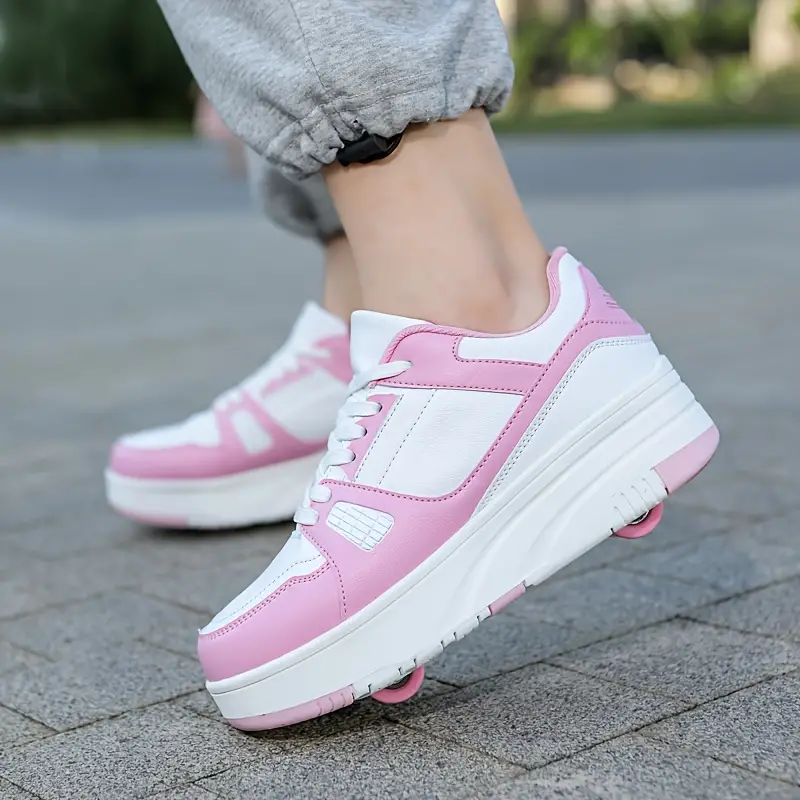 Kinder Rollschuhe Für Outdoor-Abenteuer Mit Abnehmbaren Rädern 7